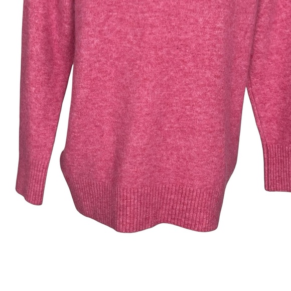 Massimo Dutti Alpaca Wool Blend Women's Pink Sweater Size S Cozy Warm Soft - Picture 6 of 8